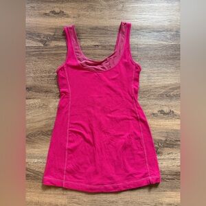 Lululemon Athletica Vibrant Pink Tank Top